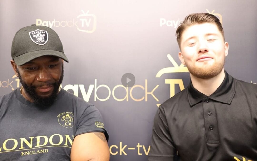 Jason “Bad Ass” Barrett with Joe Turner before he fights Jeremy “Bad Boy” Bailey June 7th