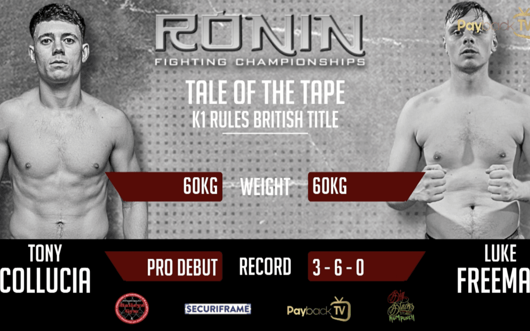 Tony Callucia vs Luke Freeman