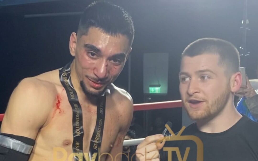 Damien Benak interview with Cei Evans at WAR Fight Series