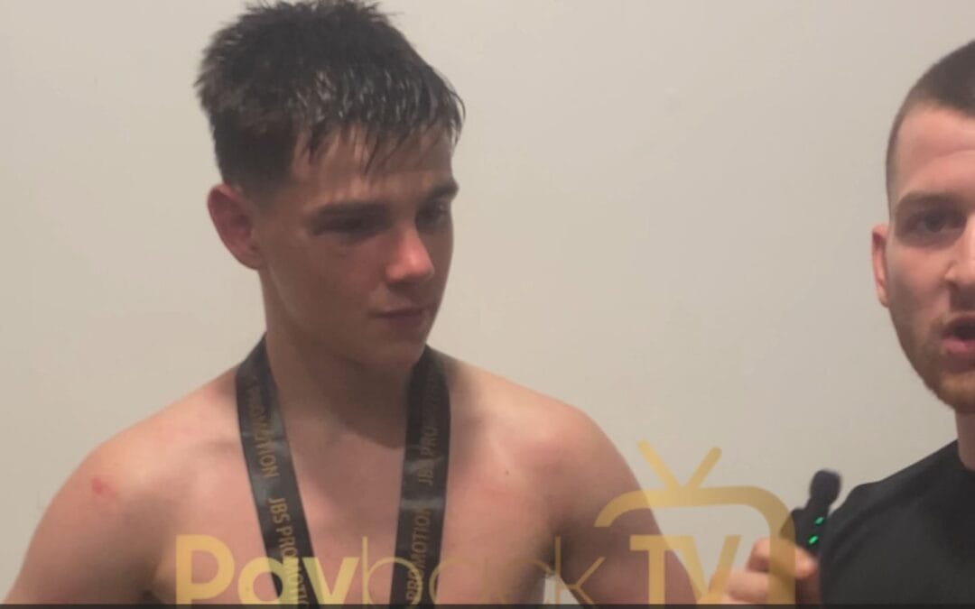 Tyler Hourihan interview with Cei Evans at WAR Fight Series