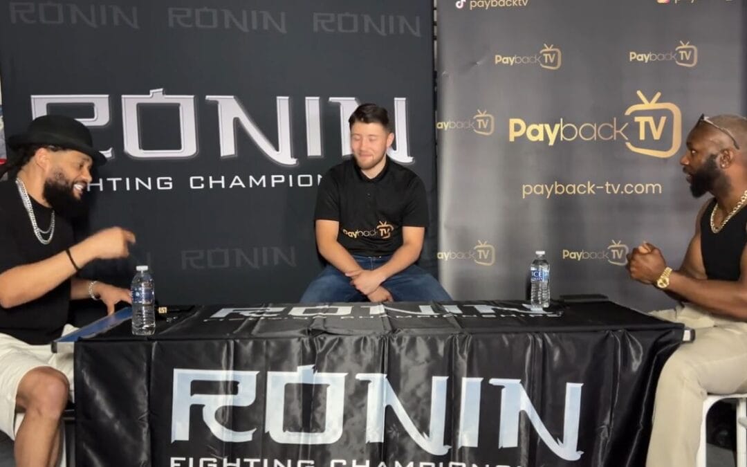 Jeremy Bailey and Jason Barrett interview with Joe Turner before their fight on the 7th of June on Ronin