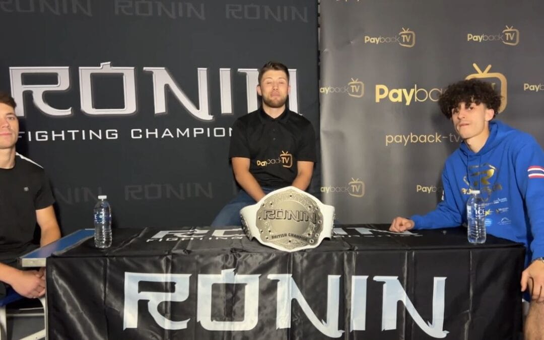 Tony Coluccia and Sami Hayes interview with Joe Turner before their fight on the 7th of June on Ronin