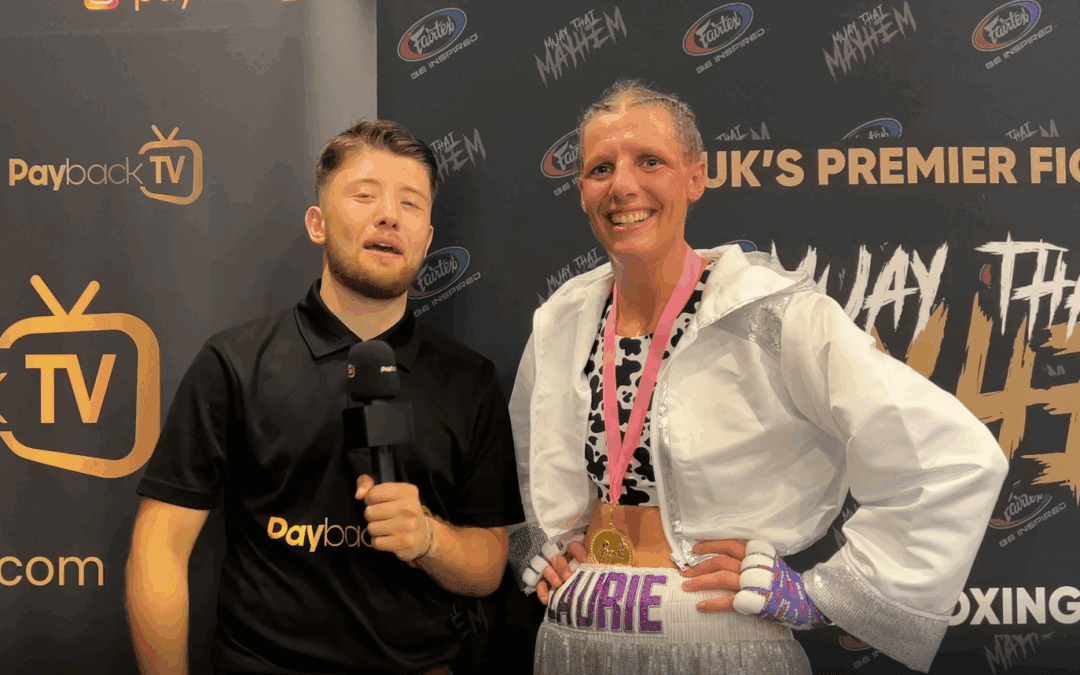 Laurie Baggott interview at MuaythaiMayhem with Joe Turner