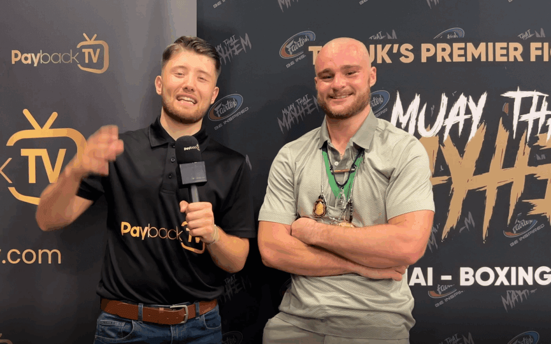 Tom Dunlop interview at MuaythaiMayhem with Joe Turner