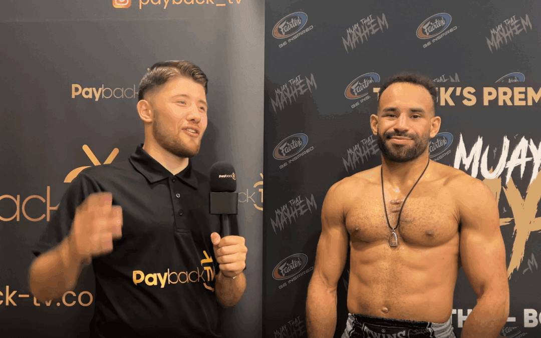 Arjan Jaiyeola interview at MuaythaiMayhem with Joe Turner