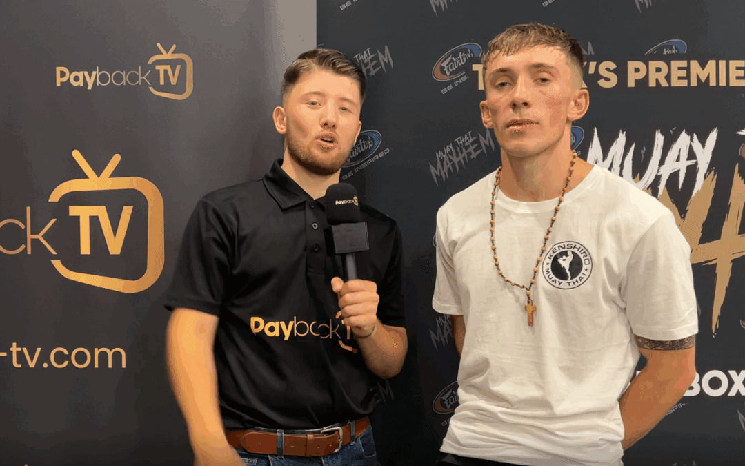 Ewan Hunt interview at MuaythaiMayhem with Joe Turner
