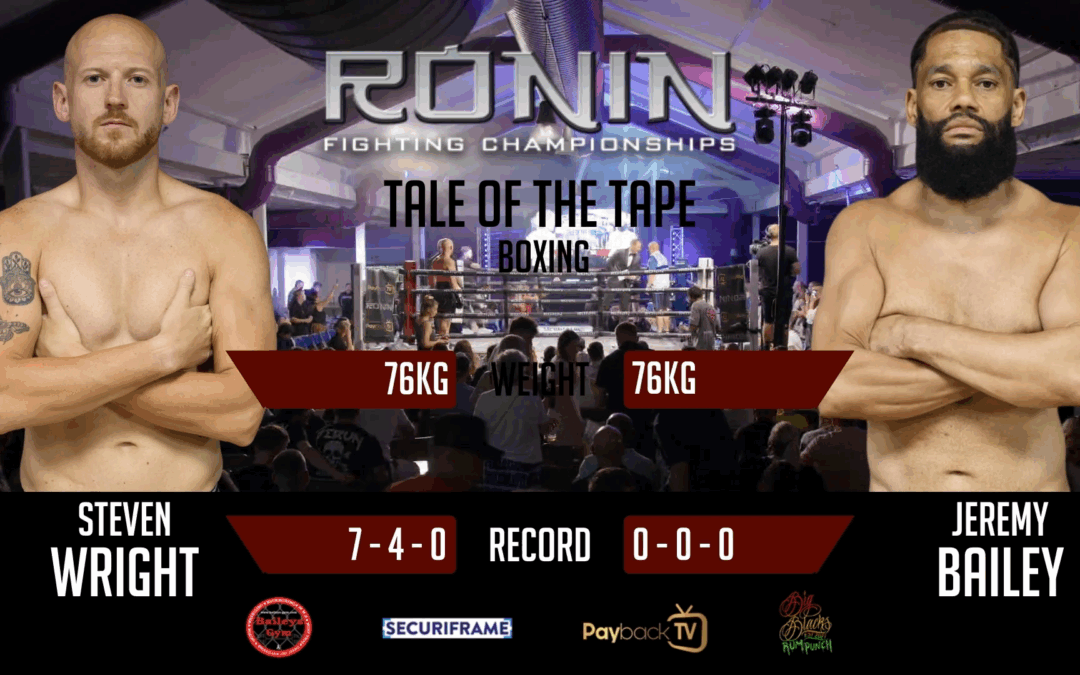 Steven Wright vs Jeremy Bailey