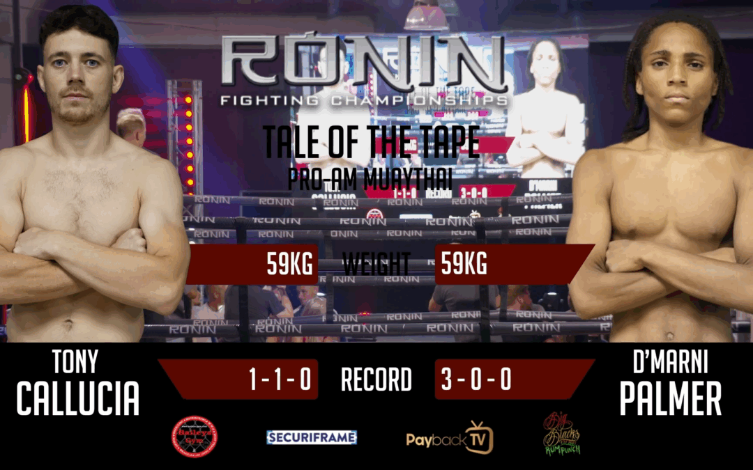 Tony Coluccia vs D’Marni Palmer