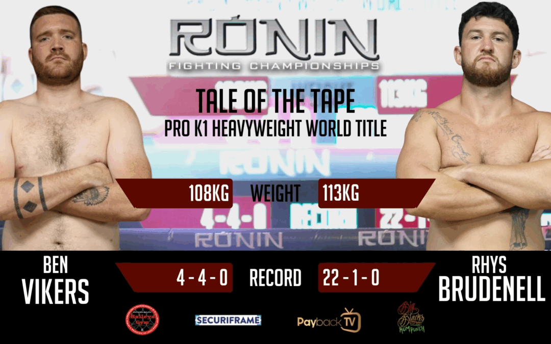 Ben Vickers vs Rhys Brudenell