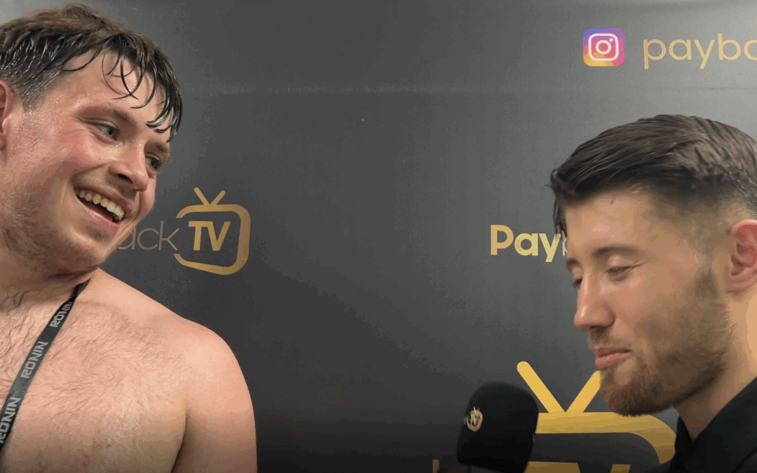Keaton Loader interview with Joe Turner after their win on Ronin July 12th
