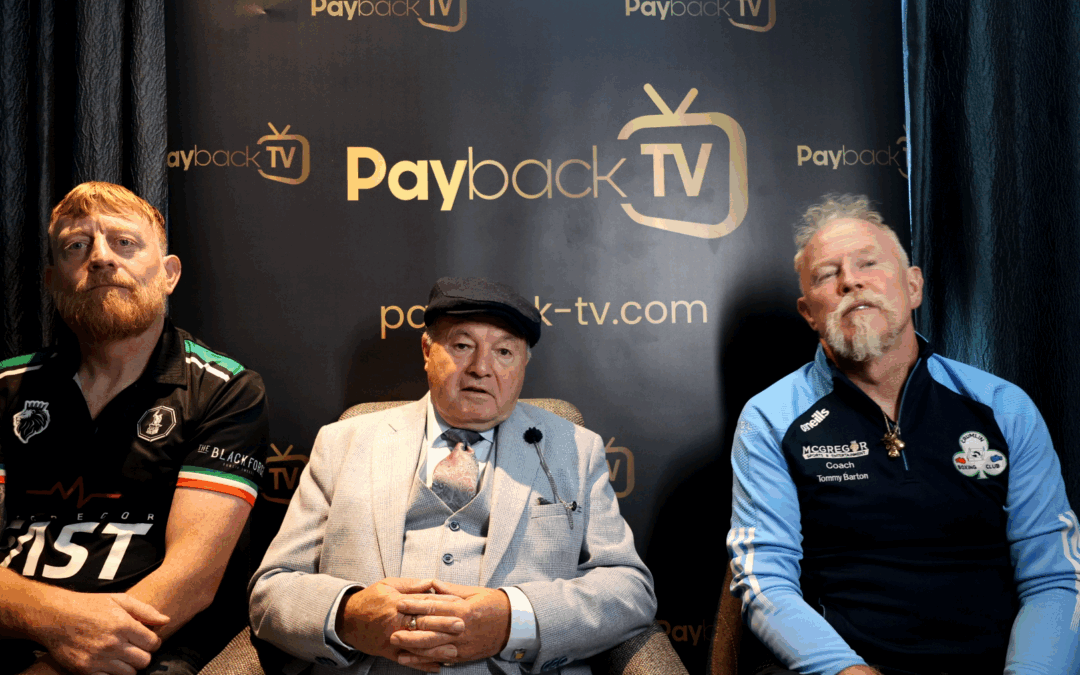 Phillip Sutcliffe and the Crumlin Boxing coaches before Right2Fight