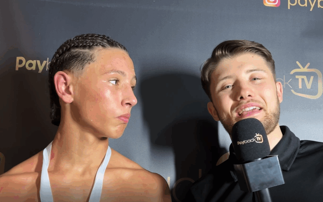Stanley Salter interview with Joe Turner after their win on Victory Fights