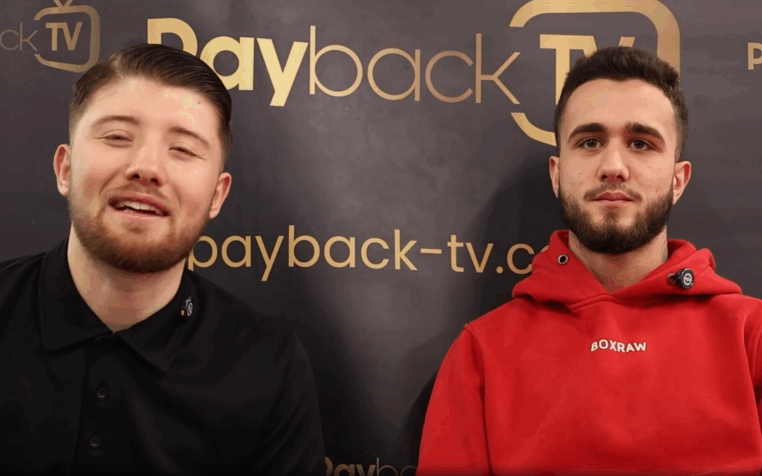 Jaydon Kocaj with Joe Turner before his European Title bout at Ronin against Daniel Vortiah