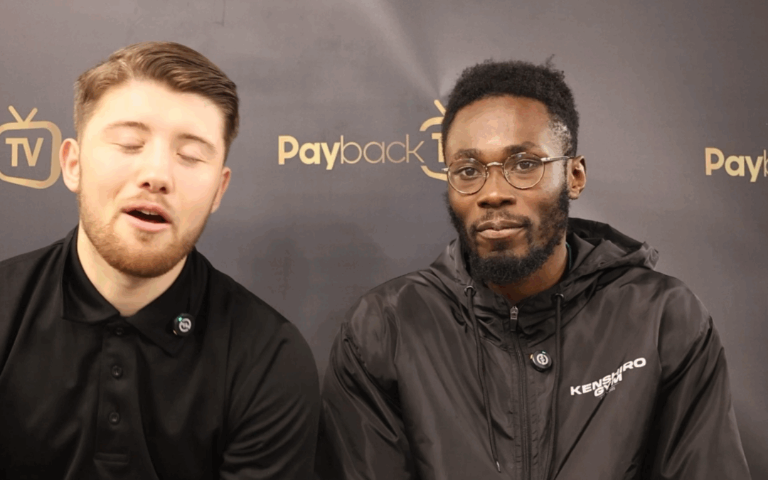 Daniel Vortiah with Joe Turner before his European Title bout at Ronin against Daniel Vortiah